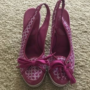 Coach Wedges size 7